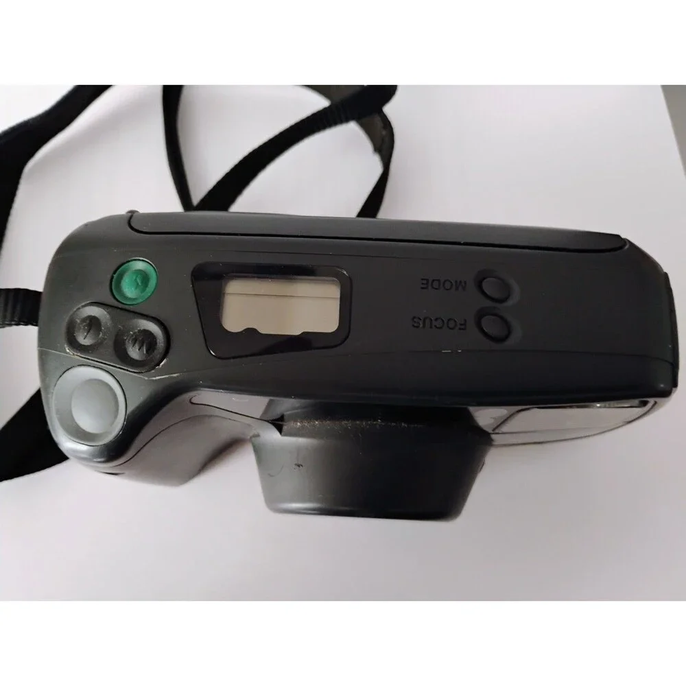 Pentax ZOOM 90-WR 35mm Film Camera Point & Shoot Japan NO BATTERIES As Is Read